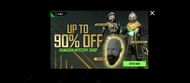 Players will get up to a discount of 90% via the Mystery Shop event (Image via Garena)